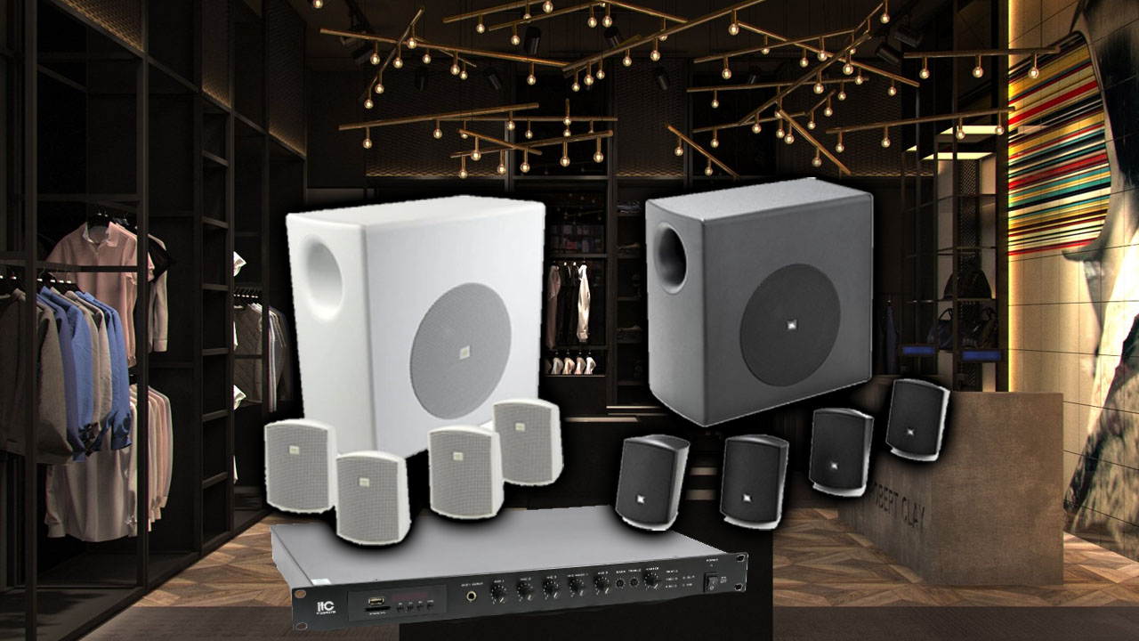 JBL Control Pack 50 — акустическая система для магазина, офиса, салона | JBL