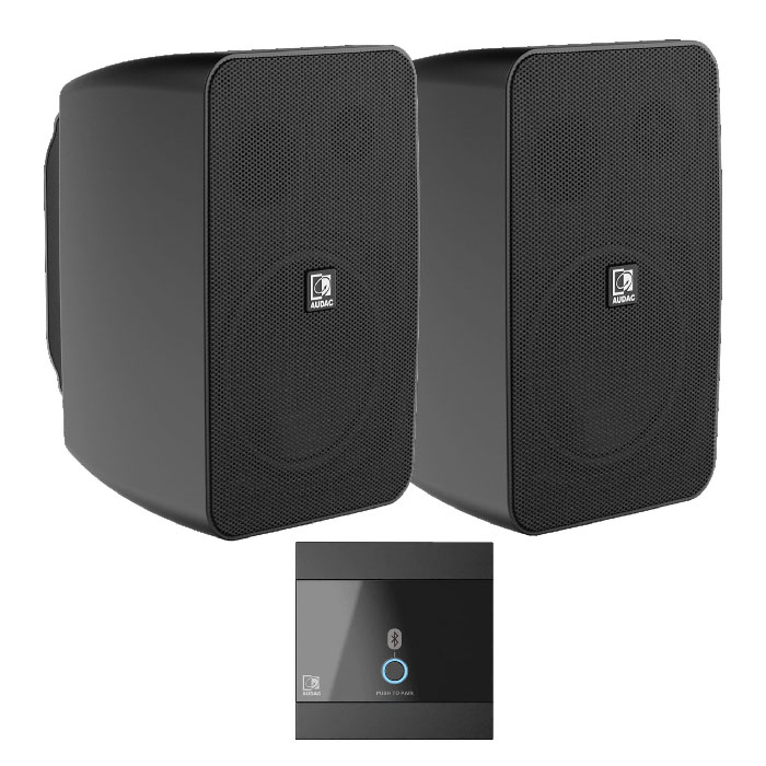 Акустична система для приміщення настінна Audac ARES5A/B-220 | Bluetooth