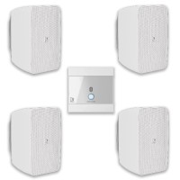 Акустическая система для помещения настенная  Audac 4-ARES5A/W-220 | Bluetooth