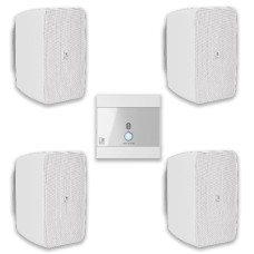 Акустическая система для помещения настенная  Audac 4-ARES5A/W-220 | Bluetooth