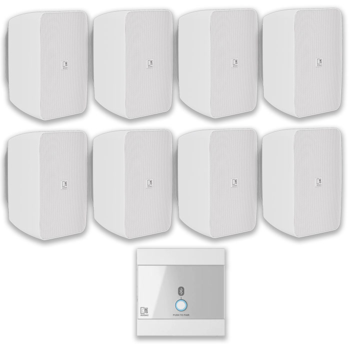 Акустическая система для помещения настенная  Audac 8-ARES5A/W-220 | Bluetooth