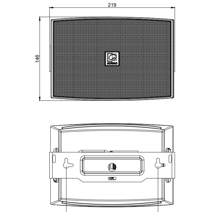 Акустика настенная Audac WX502MK2 черный