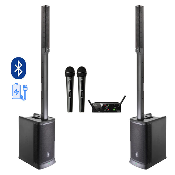 Большая колонка JBL с микрофоном